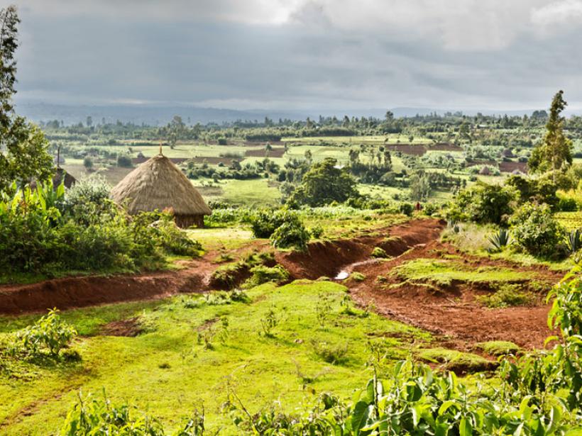 Travelling to Ethiopia you will see the rural landscape of many small village