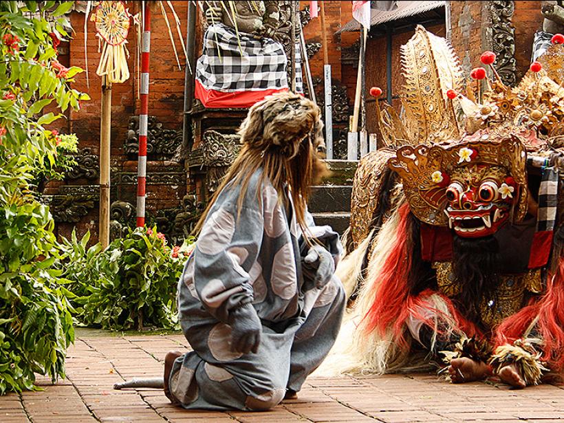 Barong Dance is a Balinese tradition in which animals have supernatural powers