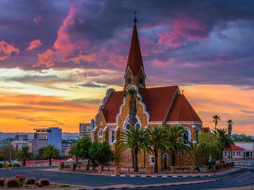 Capture the beauty of German influence at the Christuskirche building, a Lutheran church originally designed in 1900