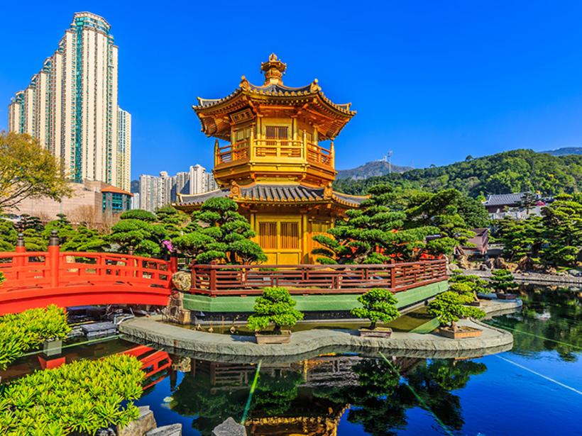 Break away from the concrete jungle of Hong Kong for a stroll through the Nan Lian Garden
