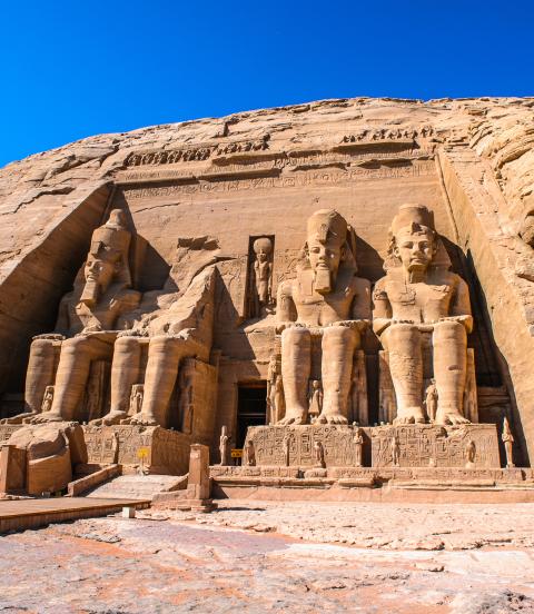 Colossus of The Great Temple of Ramesses II, Abu Simbel, Egypt