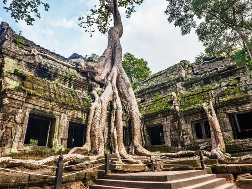 Angkor Wat Temple near Siem Reap is a must inclusion on all Cambodia tours.