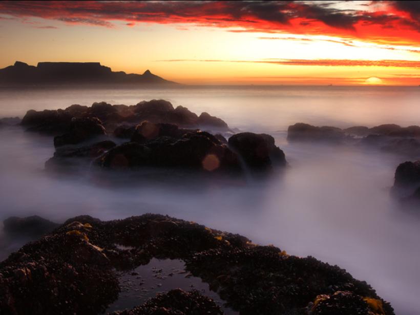 Journey up to Table Mountain, named one of the new 7 wonders of the world