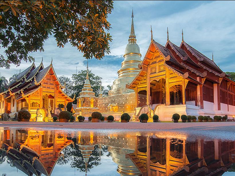 Phra Singh temple in Chiang Mai is a must for all trips to Thailand